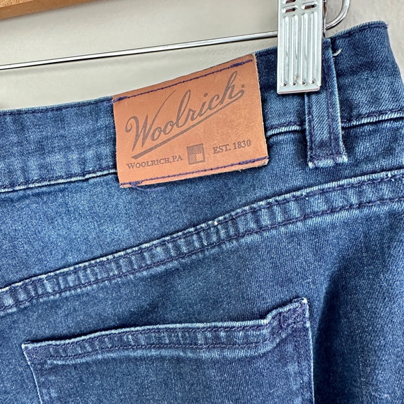 Womens Woolrich Jeans Dark Blue slim Skinny Jeans Size 12 - Picture 5 of 10